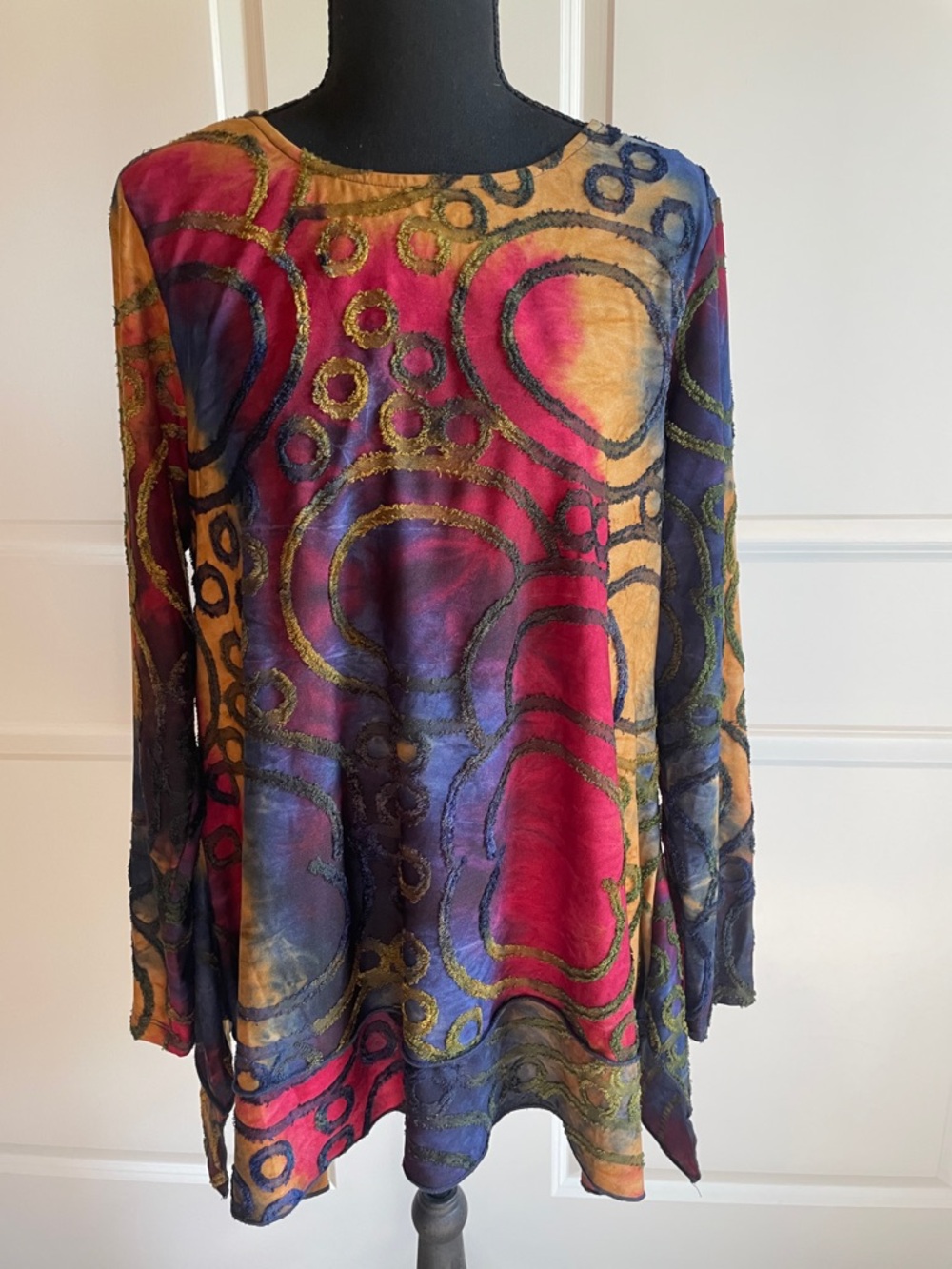 Ali Miles Multicolor Artsy Tunic         Size Medium